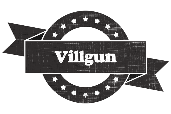 Villgun grunge logo