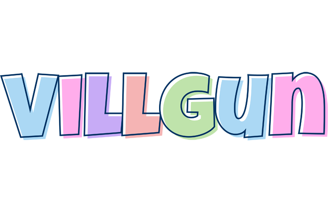 Villgun pastel logo