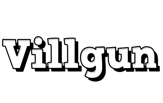 Villgun snowing logo