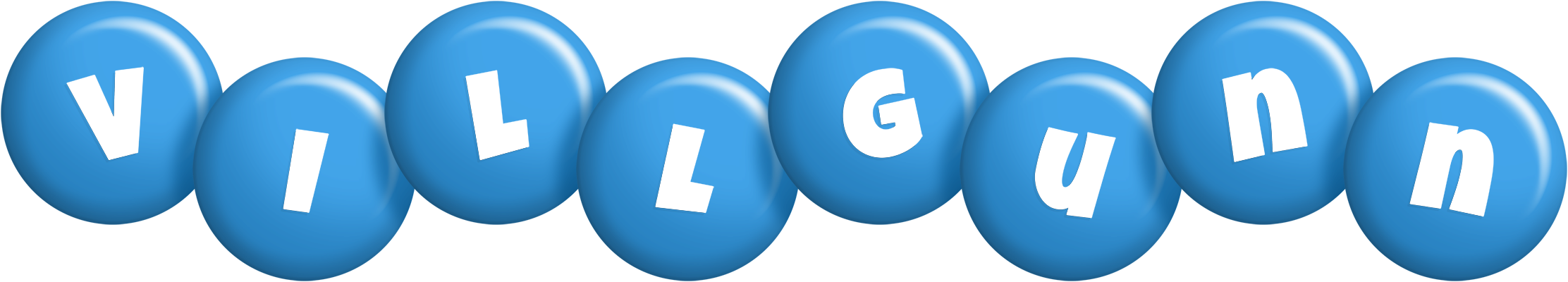 Villgunn candy-blue logo