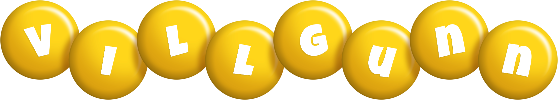 Villgunn candy-yellow logo