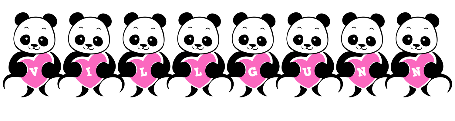 Villgunn love-panda logo