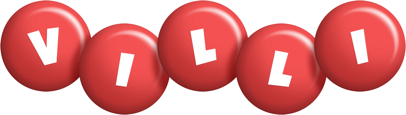 Villi candy-red logo