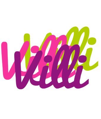 Villi flowers logo