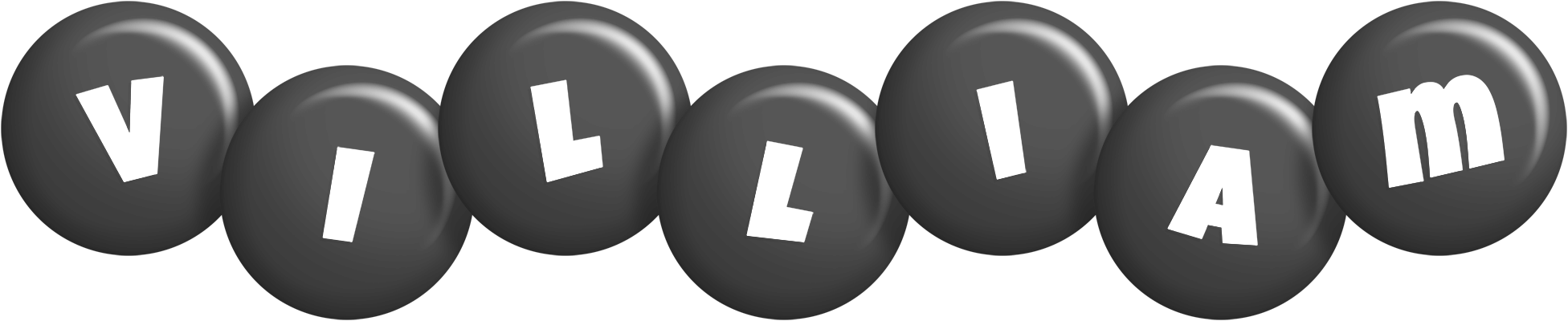 Villiam candy-black logo