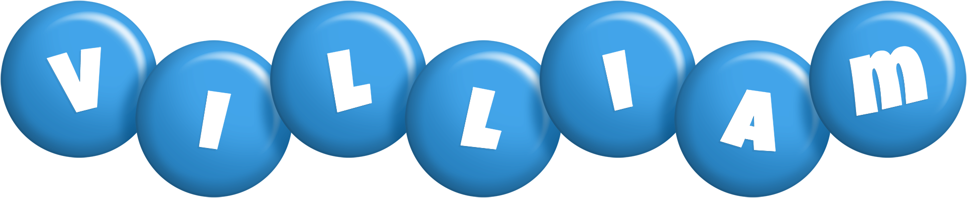 Villiam candy-blue logo