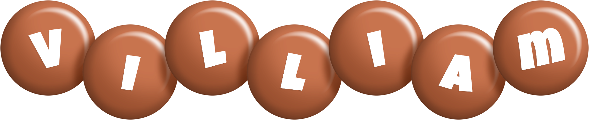 Villiam candy-brown logo