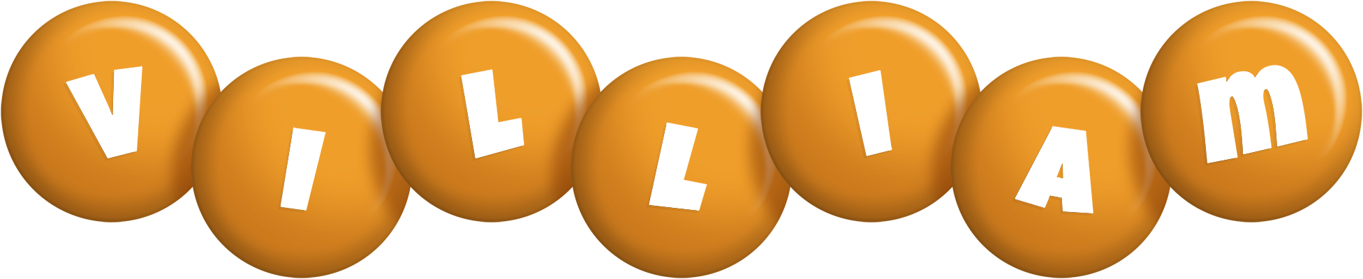 Villiam candy-orange logo