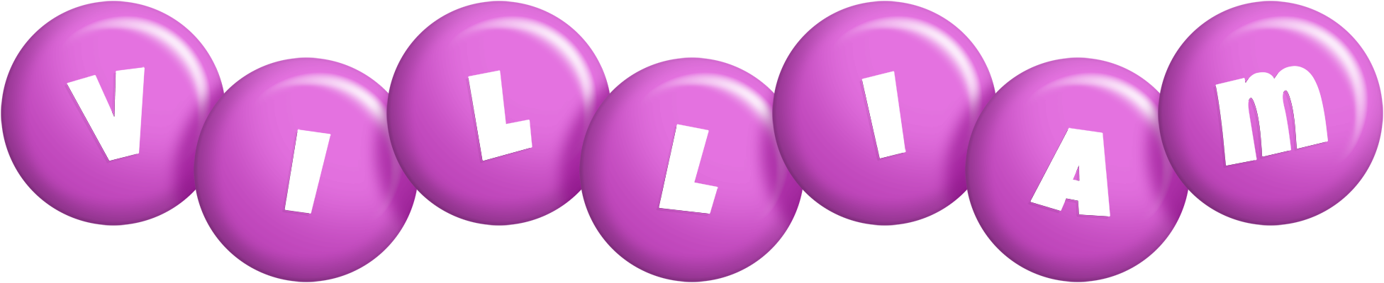 Villiam candy-purple logo