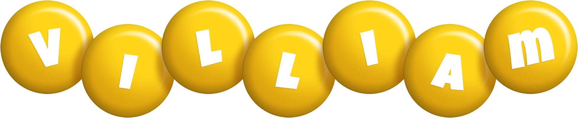 Villiam candy-yellow logo