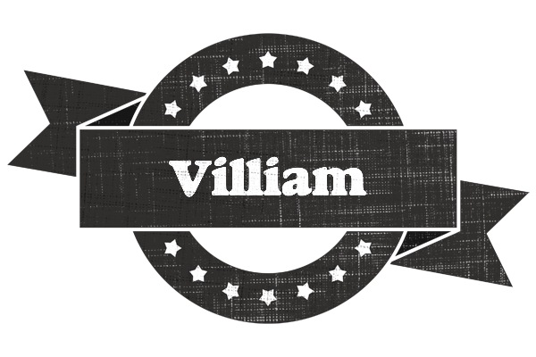 Villiam grunge logo