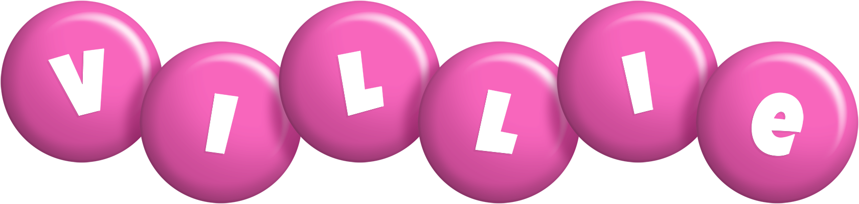Villie candy-pink logo