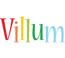 Villum birthday logo