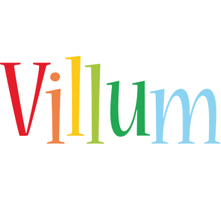 Villum birthday logo