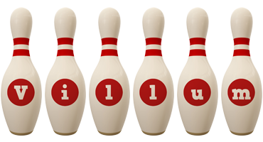 Villum bowling-pin logo