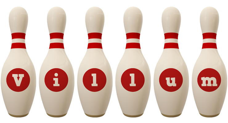 Villum bowling-pin logo