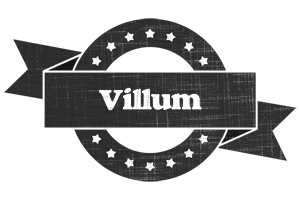 Villum grunge logo