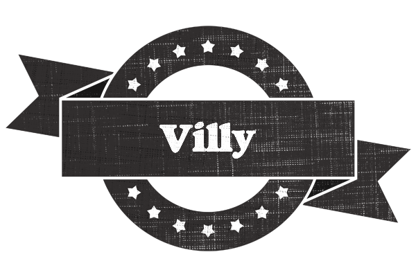 Villy grunge logo