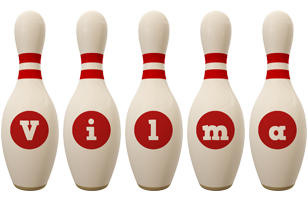 Vilma bowling-pin logo