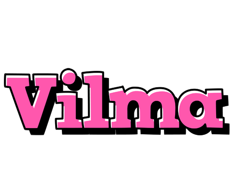 Vilma girlish logo