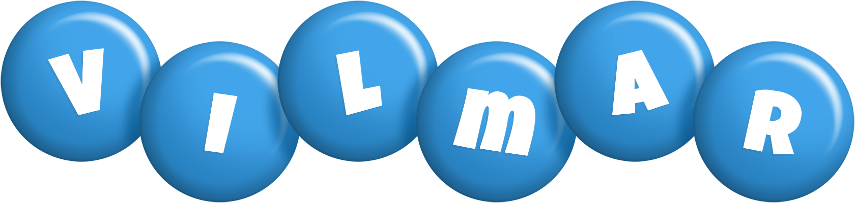 Vilmar candy-blue logo