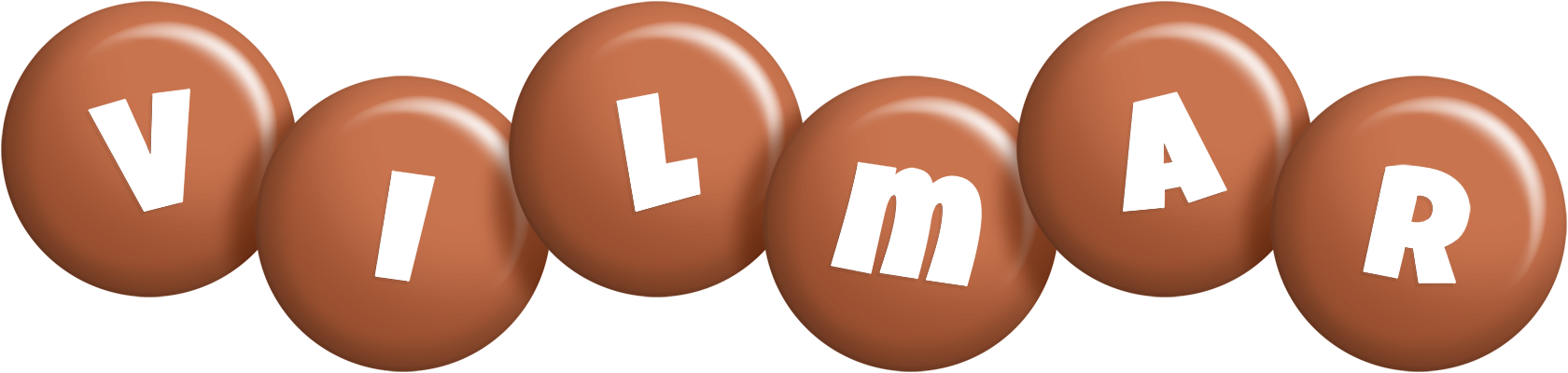 Vilmar candy-brown logo