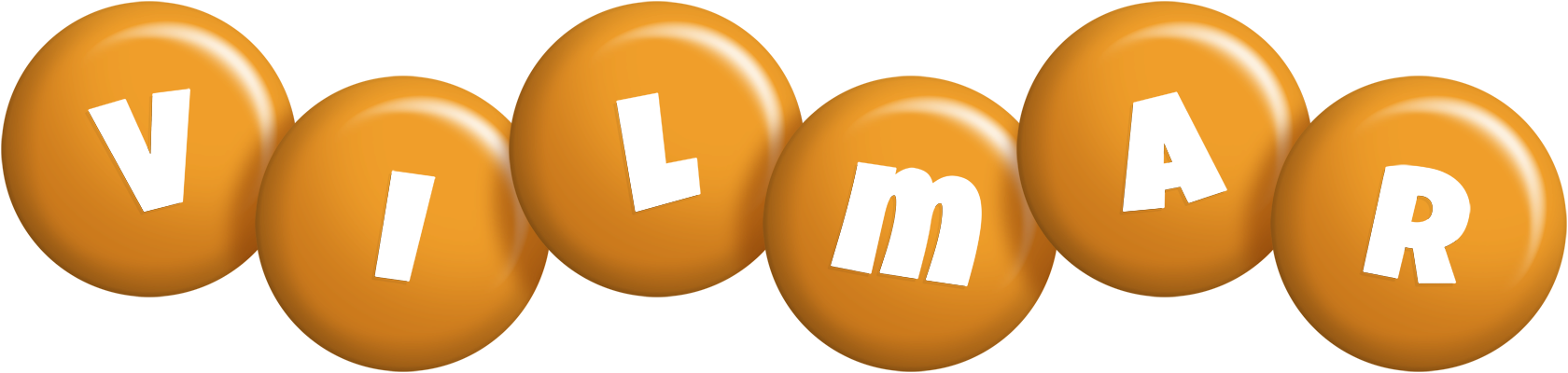 Vilmar candy-orange logo