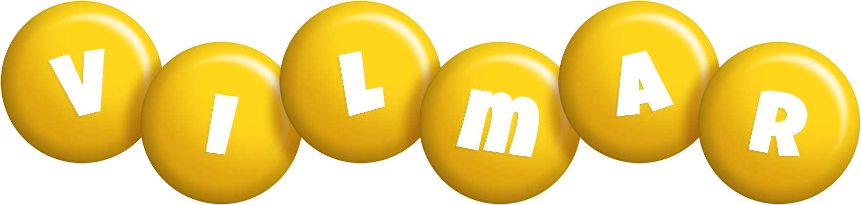 Vilmar candy-yellow logo