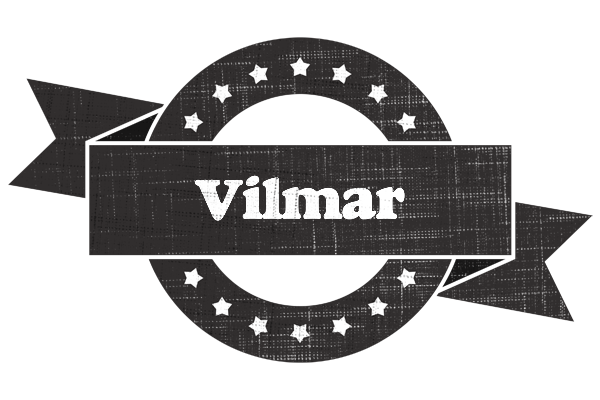 Vilmar grunge logo