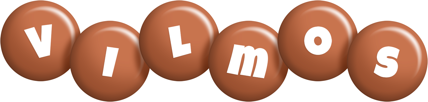 Vilmos candy-brown logo