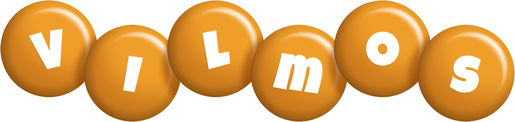 Vilmos candy-orange logo