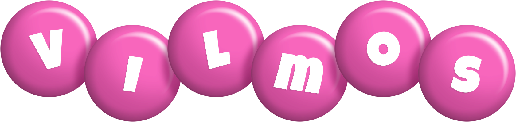 Vilmos candy-pink logo