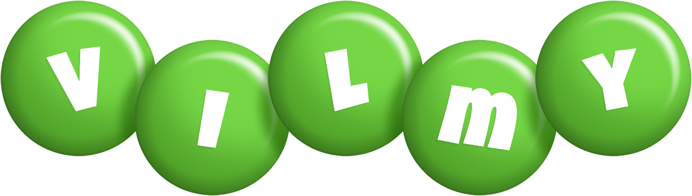 Vilmy candy-green logo
