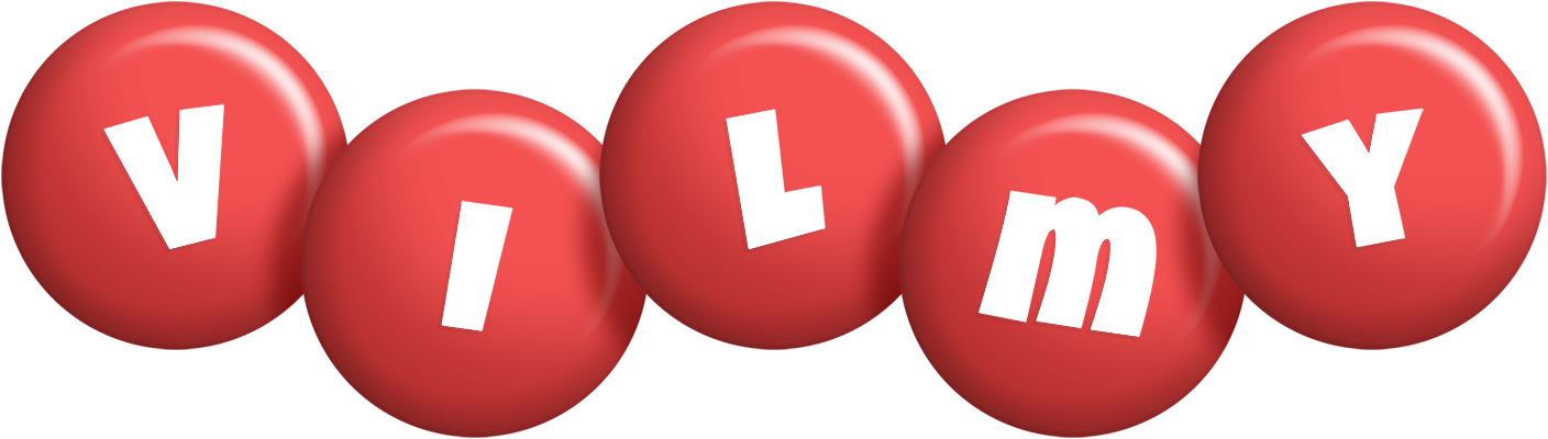Vilmy candy-red logo