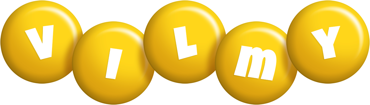 Vilmy candy-yellow logo