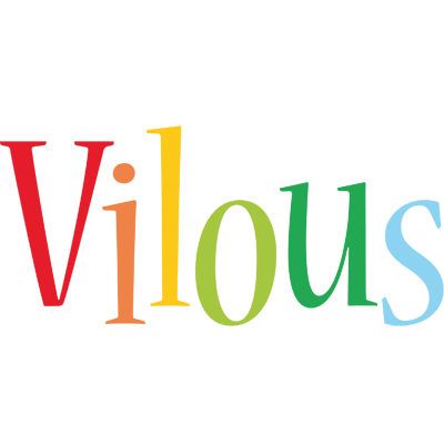 Vilous birthday logo