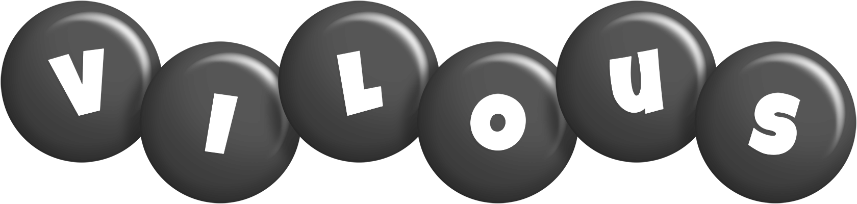 Vilous candy-black logo