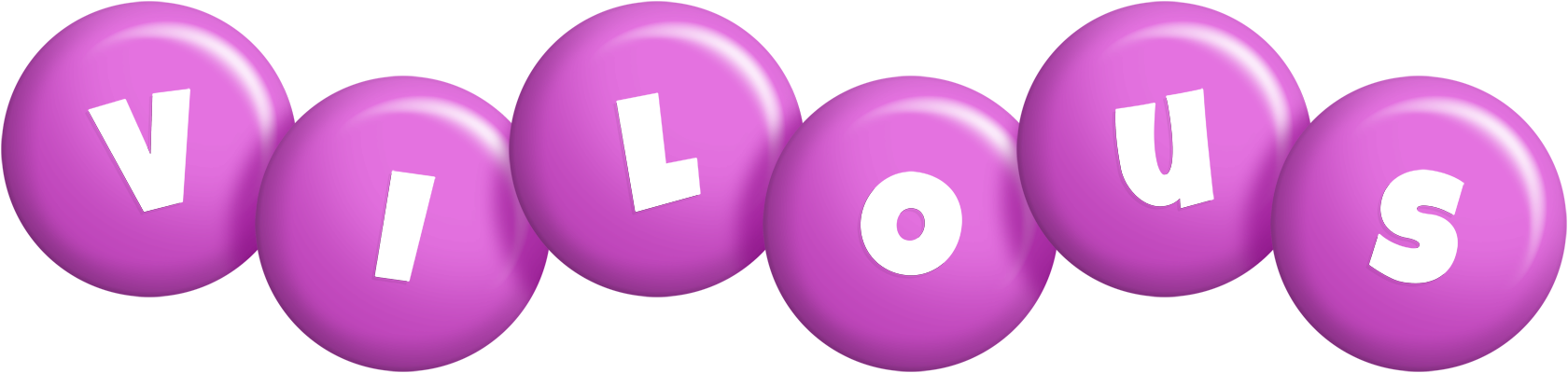 Vilous candy-purple logo