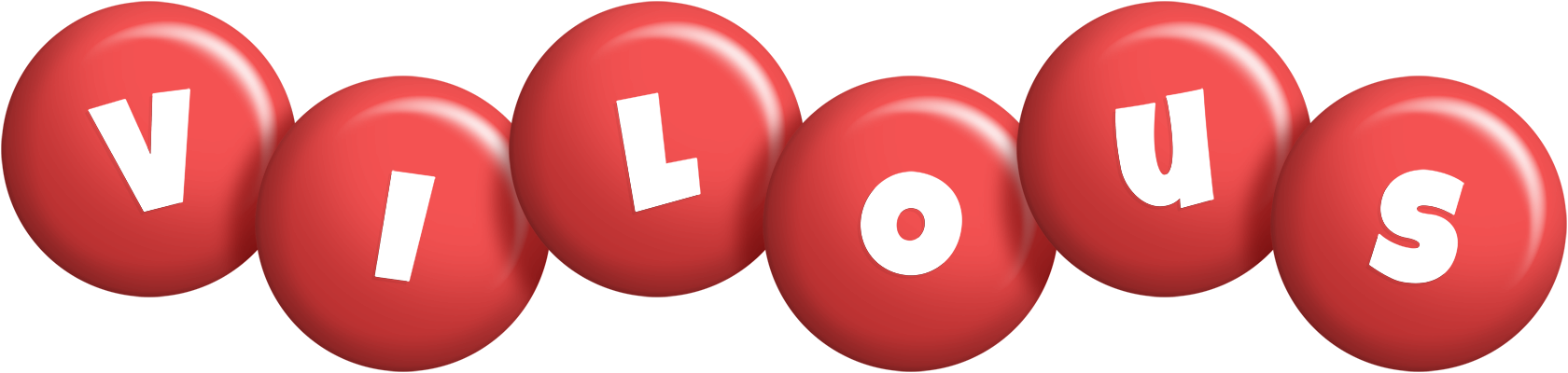 Vilous candy-red logo