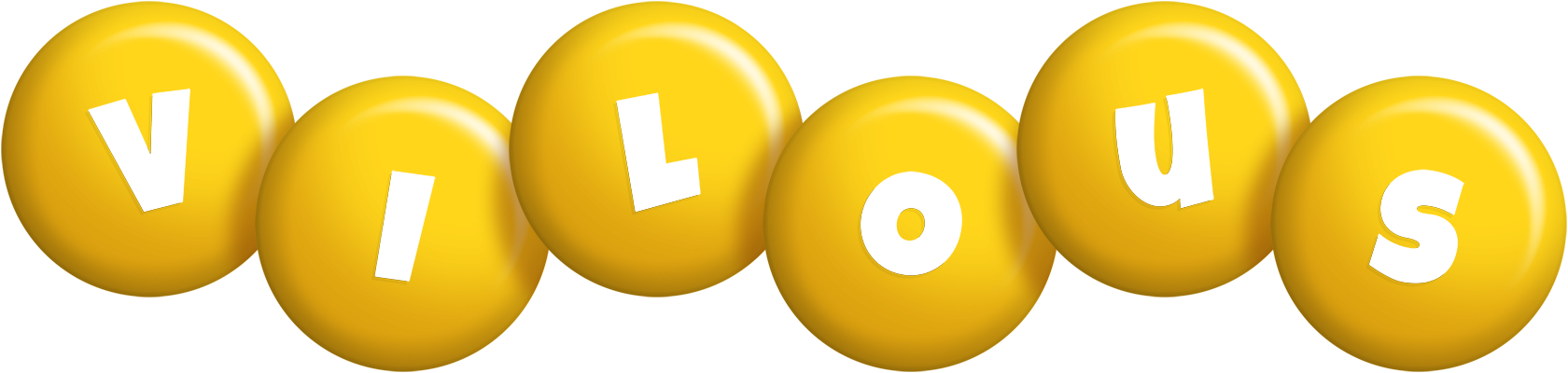 Vilous candy-yellow logo
