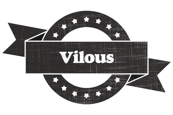 Vilous grunge logo