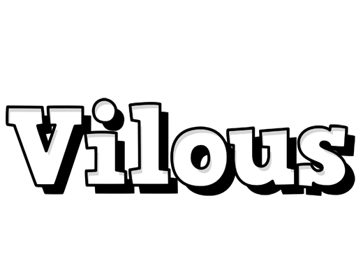 Vilous snowing logo