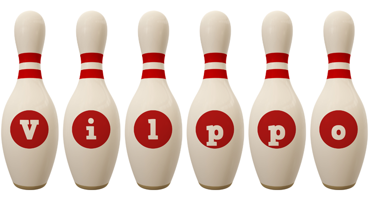 Vilppo bowling-pin logo