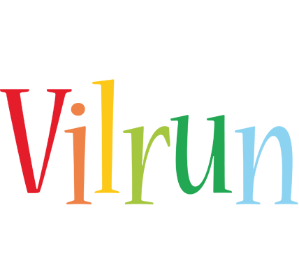 Vilrun birthday logo