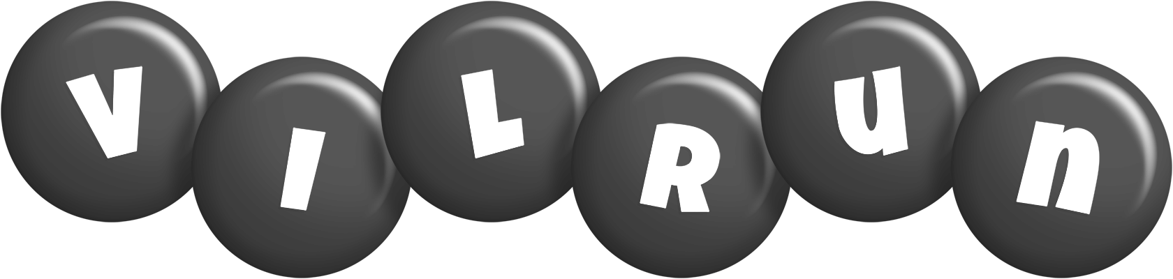 Vilrun candy-black logo