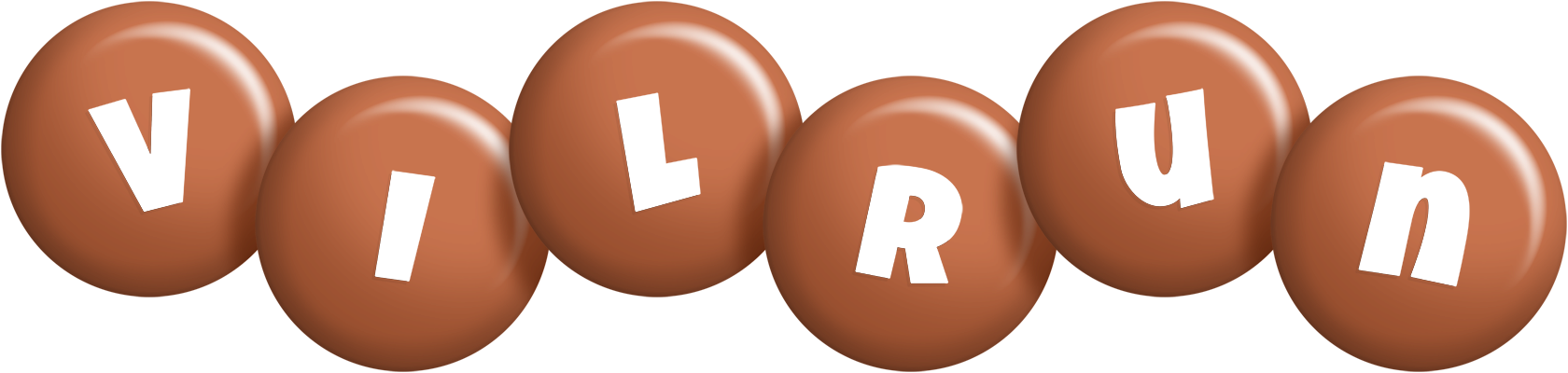 Vilrun candy-brown logo