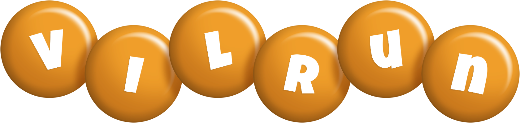 Vilrun candy-orange logo