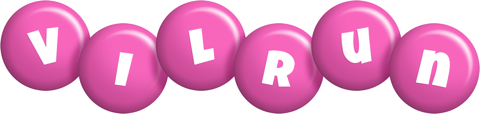 Vilrun candy-pink logo