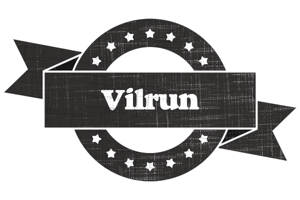 Vilrun grunge logo