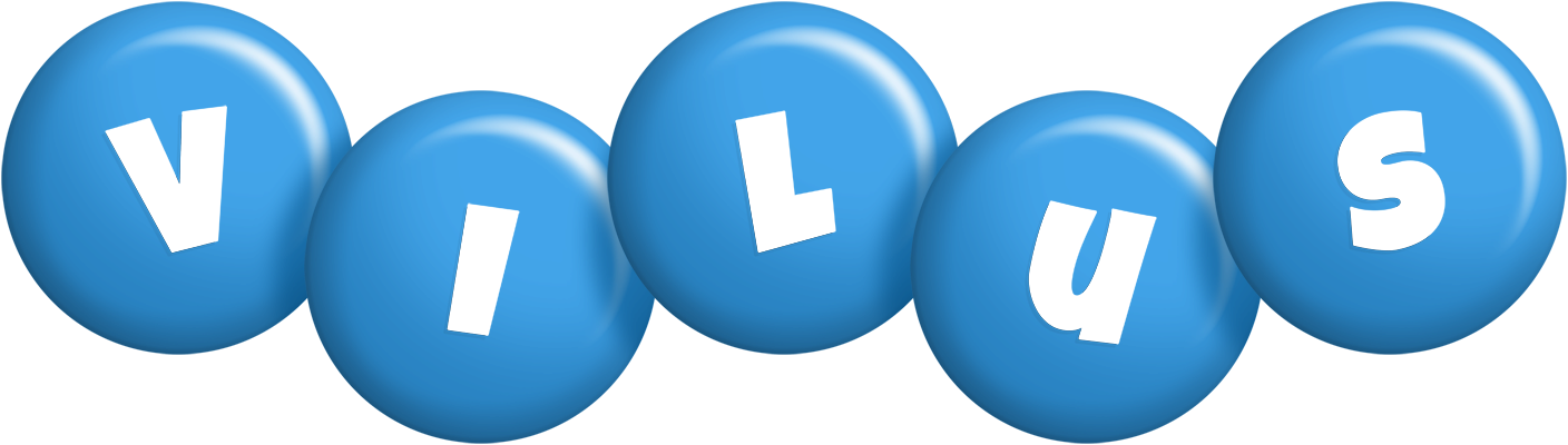 Vilus candy-blue logo